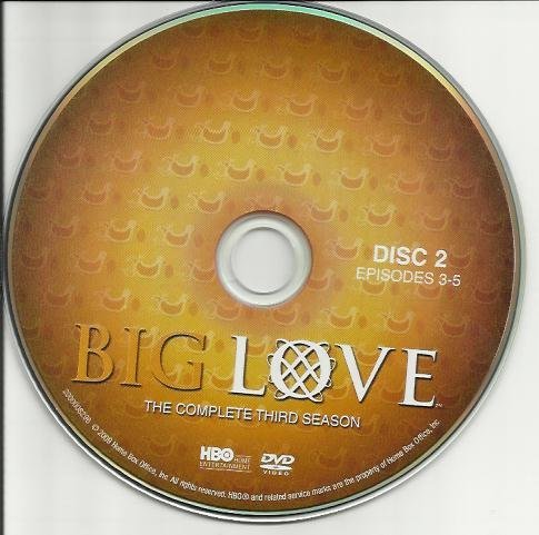 BIG LOVE/Big Love Season 3 Disc 2 Replacement Disc!